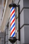 Classic Barber Logo. Barber Shop Pole. Logo of the Barbershop ...