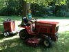 adelai on lawnmower.JPG
