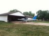 Plane in front of Hangar.JPG