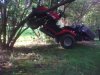Kathy lawnmower in tree.jpg Kathy lawnmower in tree.jpg