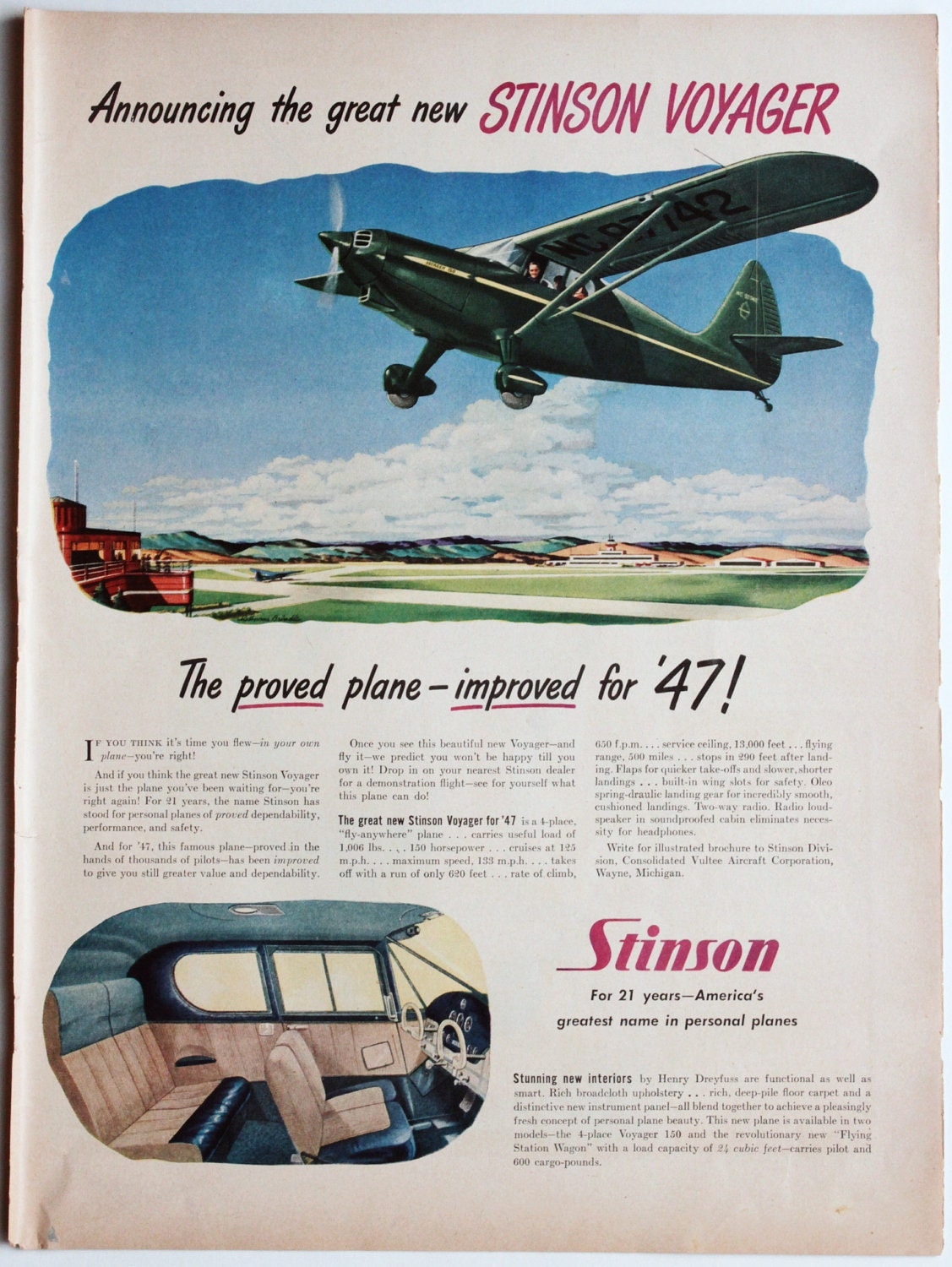 Vintage airplane ads (warning; lots of large images ...