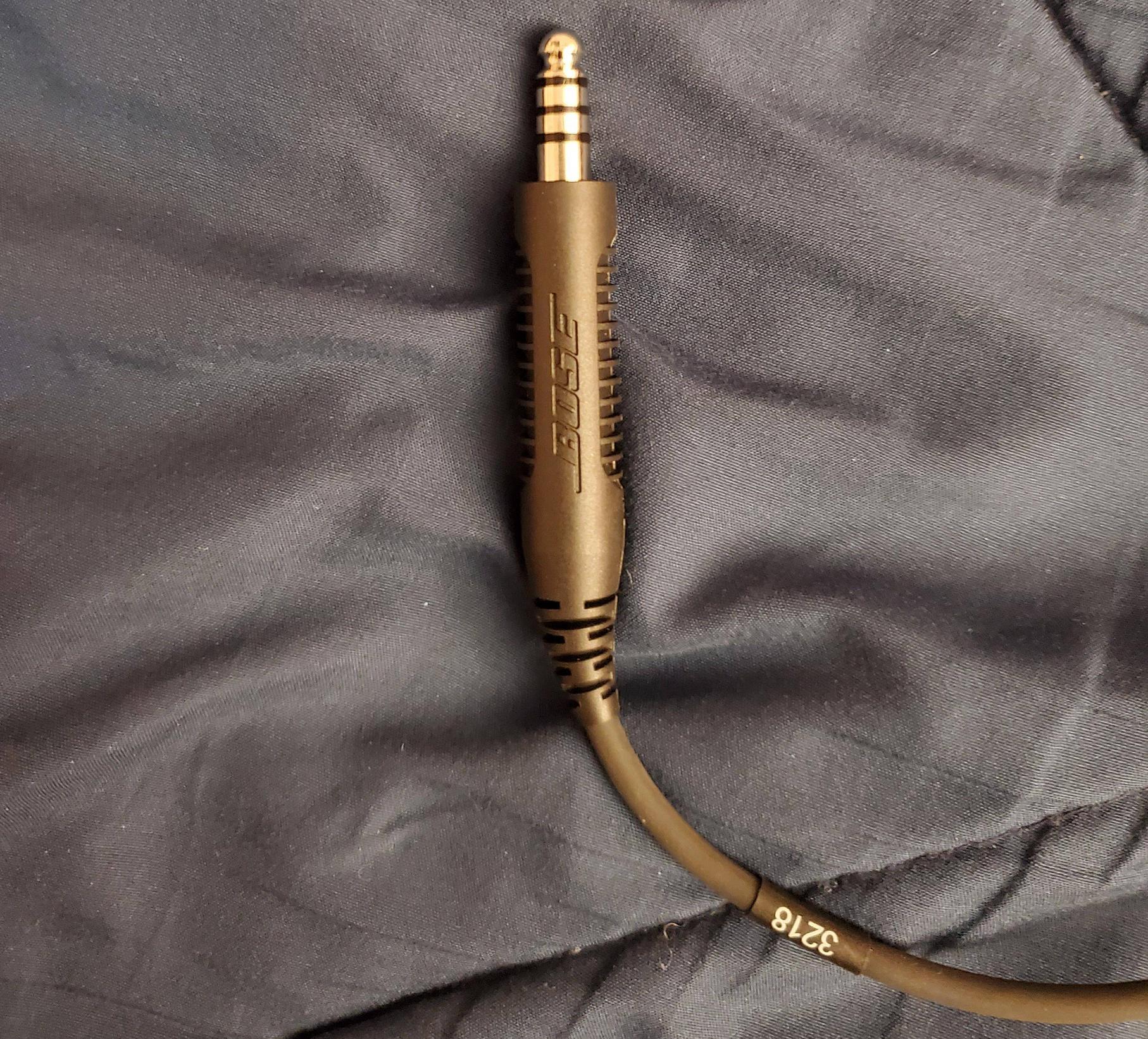 For Sale Bose 0 Cable Assembly U174 Plug W Low Impedance Military Mic Pilots Of America